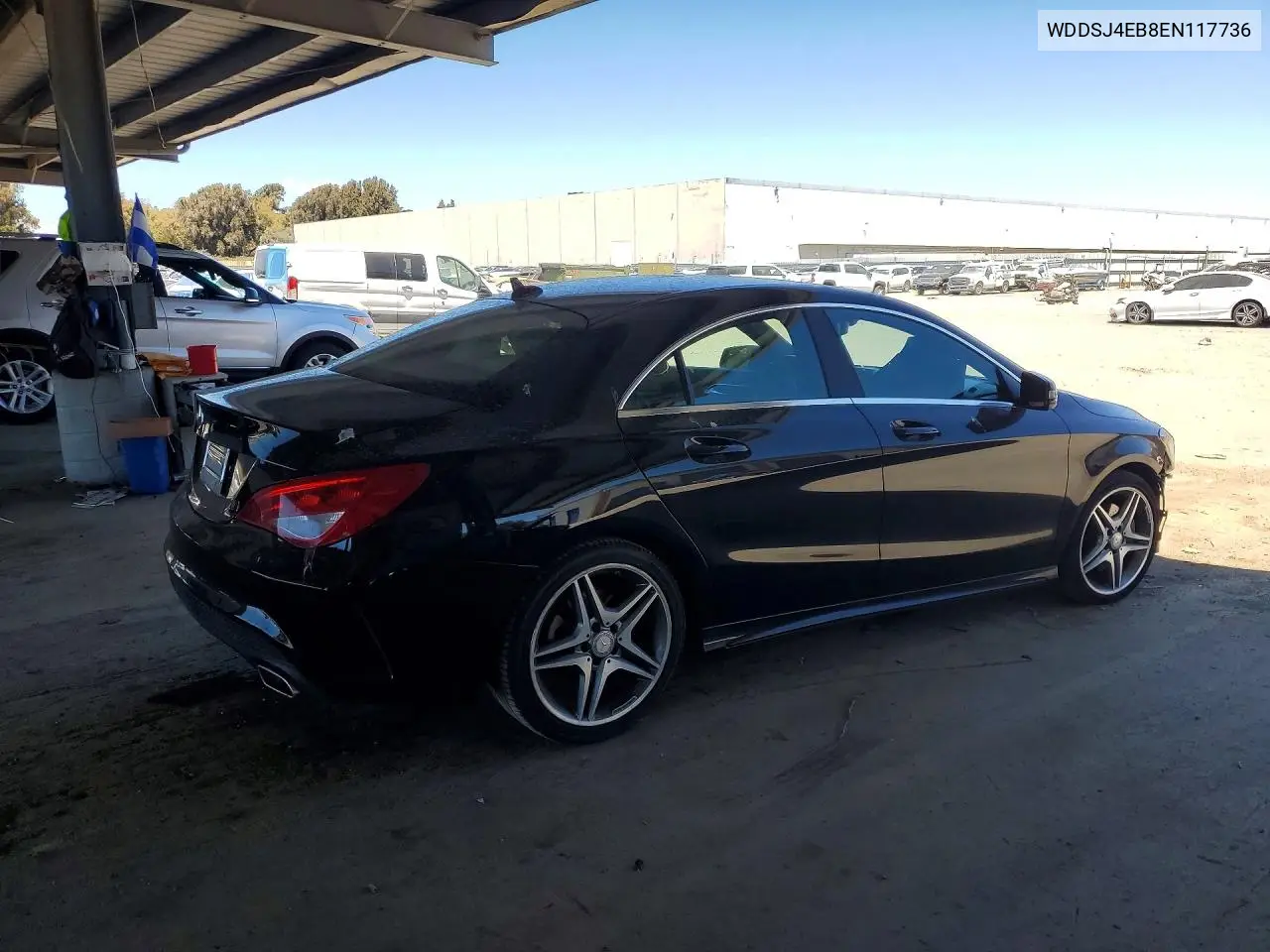 2014 Mercedes-Benz Cla 250 VIN: WDDSJ4EB8EN117736 Lot: 62306836