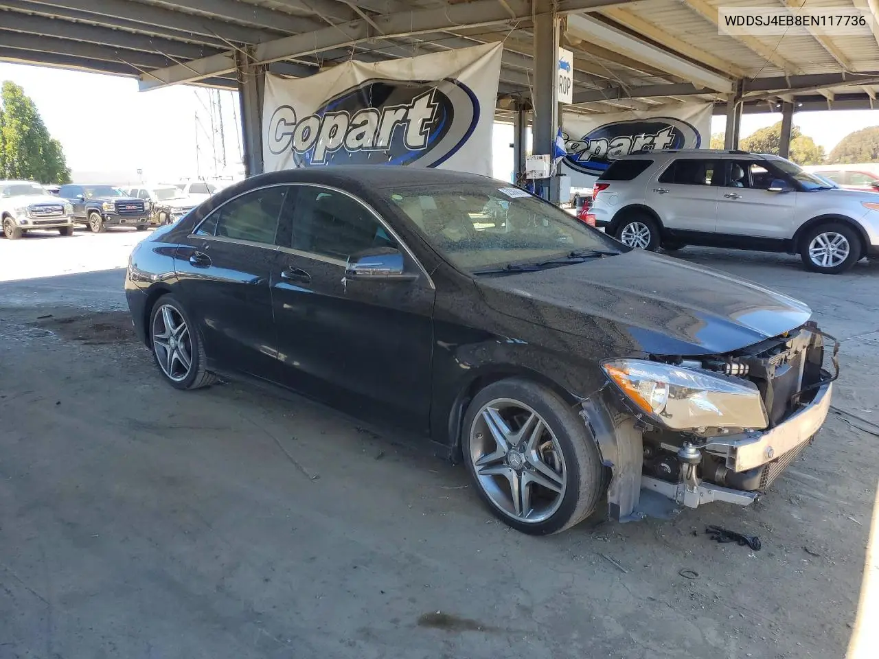 2014 Mercedes-Benz Cla 250 VIN: WDDSJ4EB8EN117736 Lot: 62306836