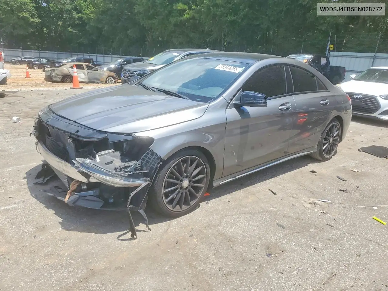 2014 Mercedes-Benz Cla 250 VIN: WDDSJ4EB5EN028772 Lot: 73344055
