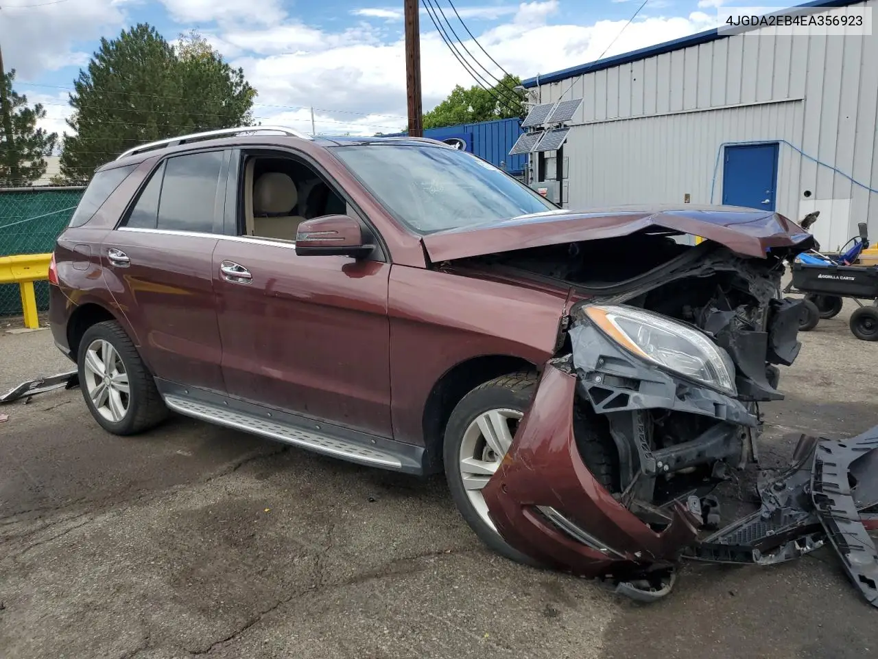 4JGDA2EB4EA356923 2014 Mercedes-Benz Ml 350 Bluetec