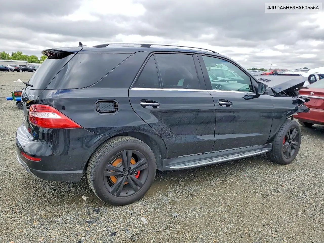 2015 Mercedes-Benz Ml 350 4Matic VIN: 4JGDA5HB9FA605554 Lot: 52347556
