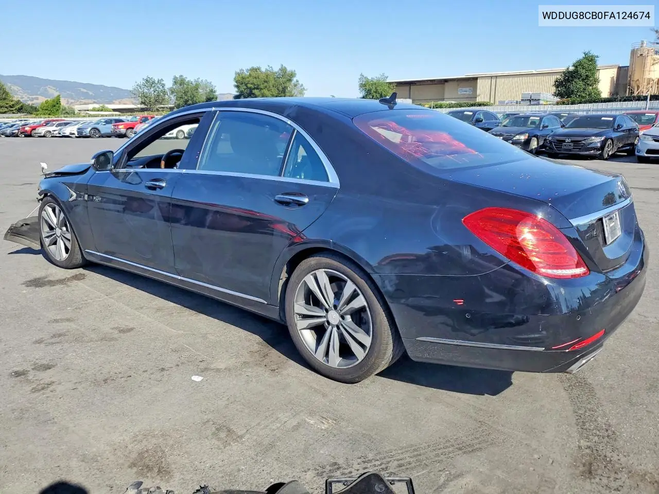2015 Mercedes-Benz S 550 VIN: WDDUG8CB0FA124674 Lot: 53206866