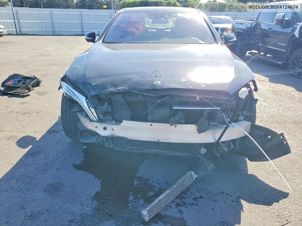 2015 Mercedes-Benz S 550 VIN: WDDUG8CB0FA124674 Lot: 53206866