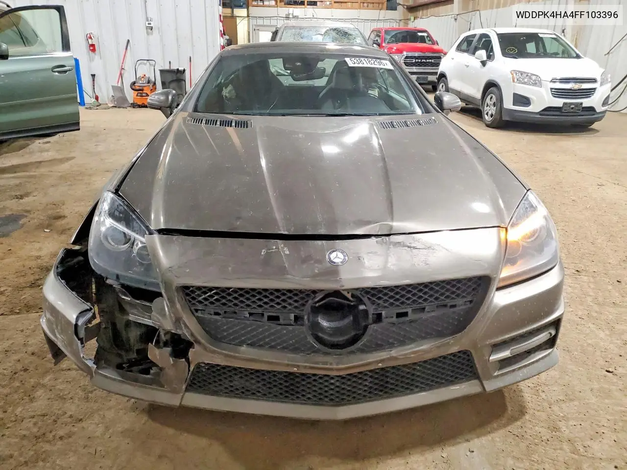 2015 Mercedes-Benz Slk 250 VIN: WDDPK4HA4FF103396 Lot: 53818296