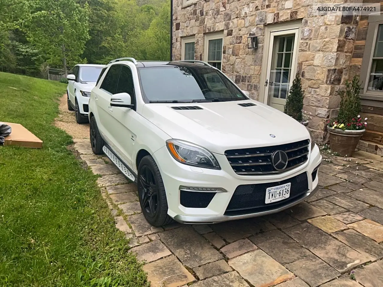 2015 Mercedes-Benz Ml 63 Amg VIN: 4JGDA7EB0FA474921 Lot: 54001676