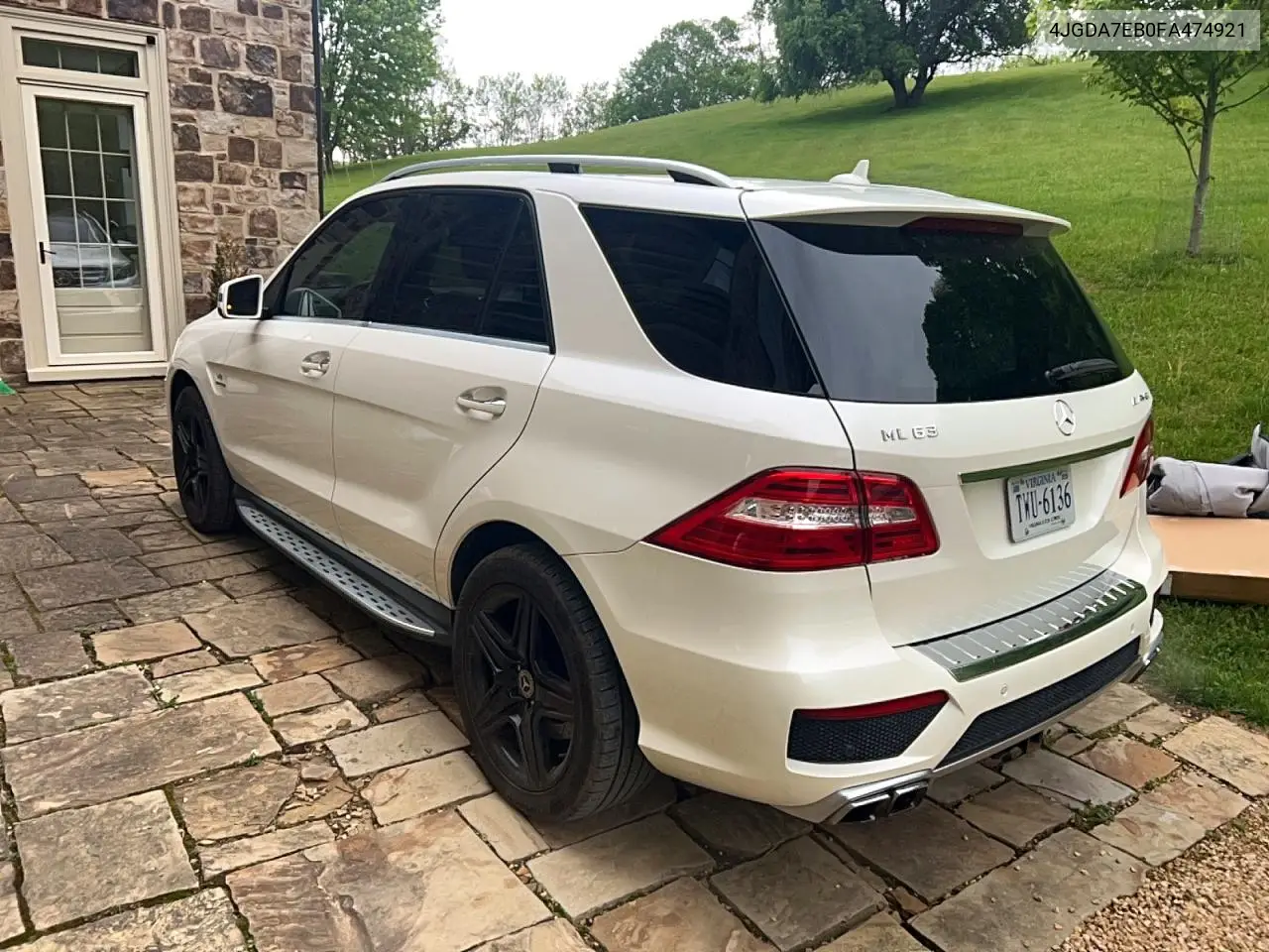 2015 Mercedes-Benz Ml 63 Amg VIN: 4JGDA7EB0FA474921 Lot: 54001676