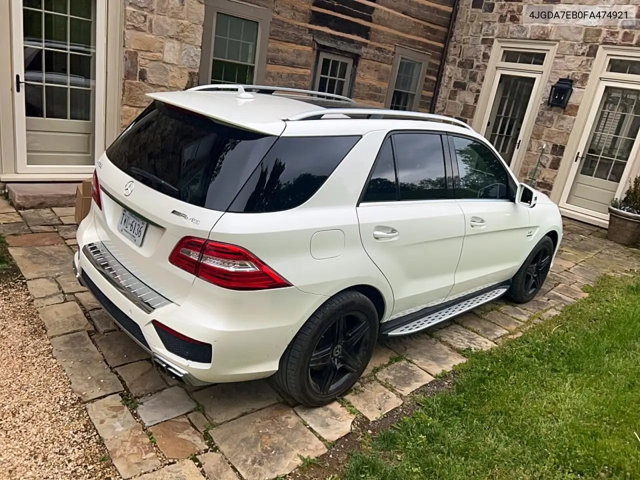2015 Mercedes-Benz Ml 63 Amg VIN: 4JGDA7EB0FA474921 Lot: 54001676