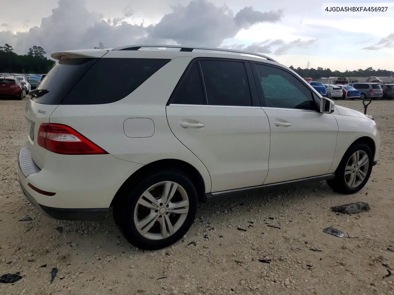 2015 Mercedes-Benz Ml 350 4Matic VIN: 4JGDA5HBXFA456927 Lot: 55848386