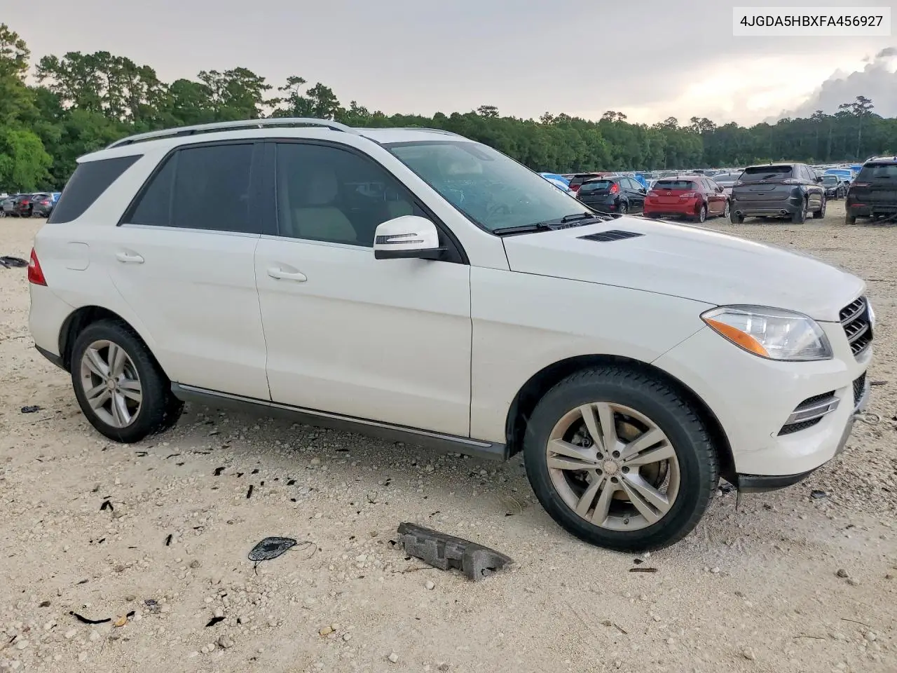 2015 Mercedes-Benz Ml 350 4Matic VIN: 4JGDA5HBXFA456927 Lot: 55848386