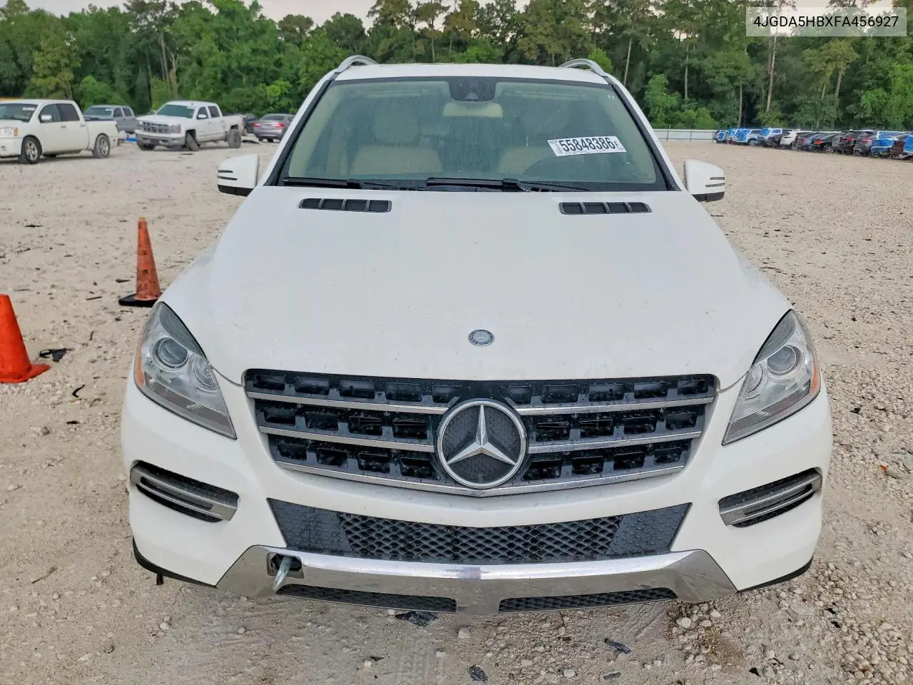 2015 Mercedes-Benz Ml 350 4Matic VIN: 4JGDA5HBXFA456927 Lot: 55848386