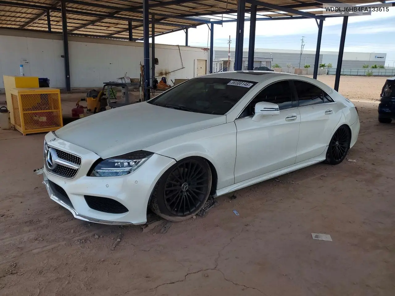 2015 Mercedes-Benz Cls 400 4Matic VIN: WDDLJ6HB4FA133615 Lot: 56588146