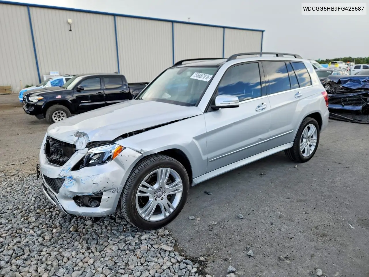 2015 Mercedes-Benz Glk 350 VIN: WDCGG5HB9FG428687 Lot: 56887016