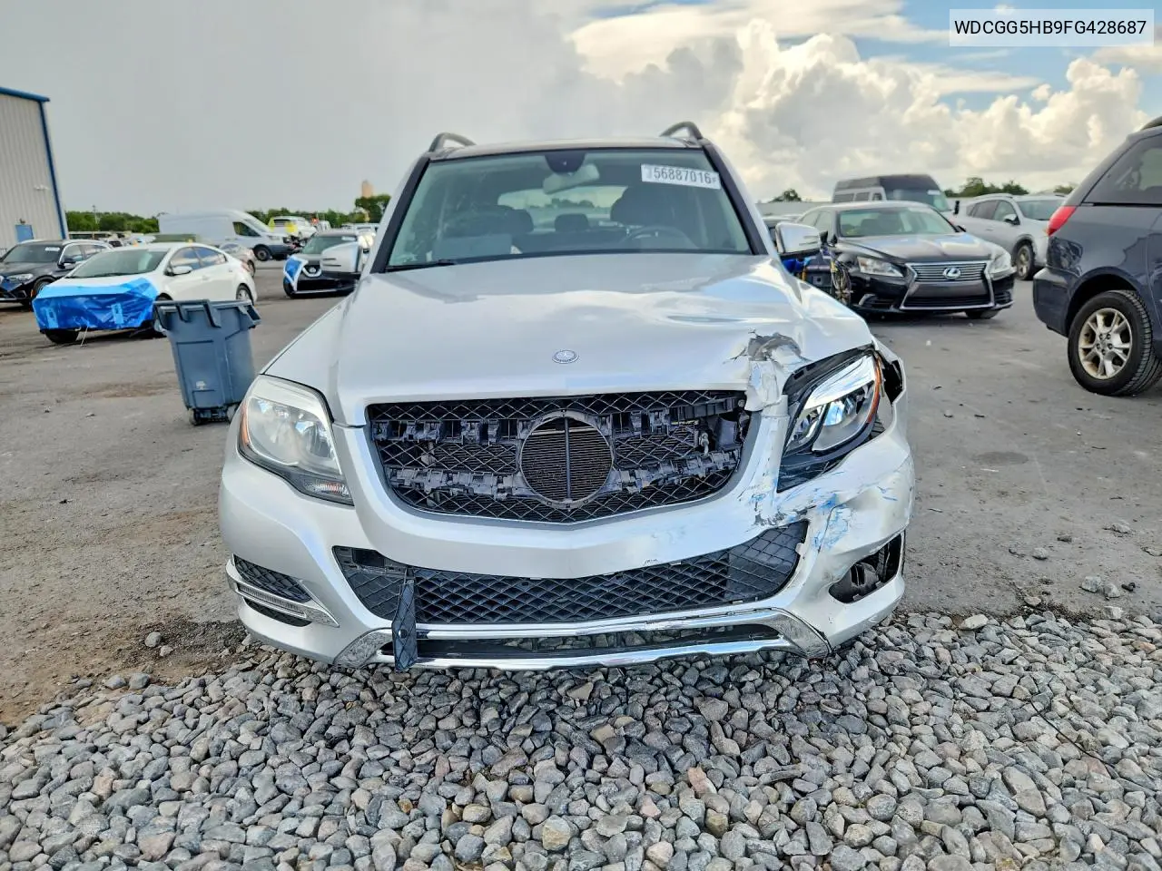 2015 Mercedes-Benz Glk 350 VIN: WDCGG5HB9FG428687 Lot: 56887016