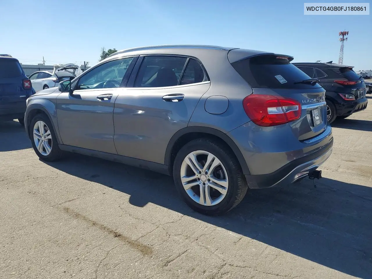 2015 Mercedes-Benz Gla 250 4Matic VIN: WDCTG4GB0FJ180861 Lot: 56994856