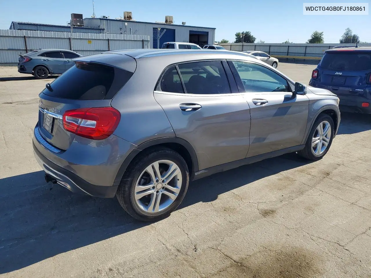 2015 Mercedes-Benz Gla 250 4Matic VIN: WDCTG4GB0FJ180861 Lot: 56994856