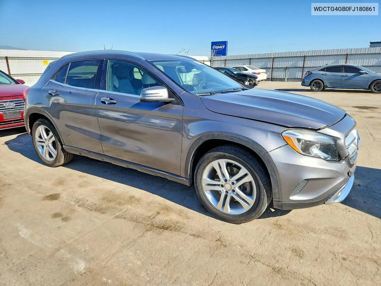 2015 Mercedes-Benz Gla 250 4Matic VIN: WDCTG4GB0FJ180861 Lot: 56994856
