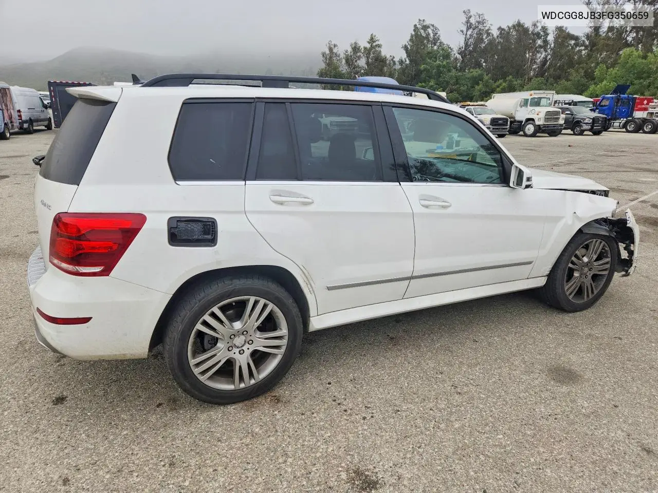 2015 Mercedes-Benz Glk 350 4Matic VIN: WDCGG8JB3FG350659 Lot: 57085646