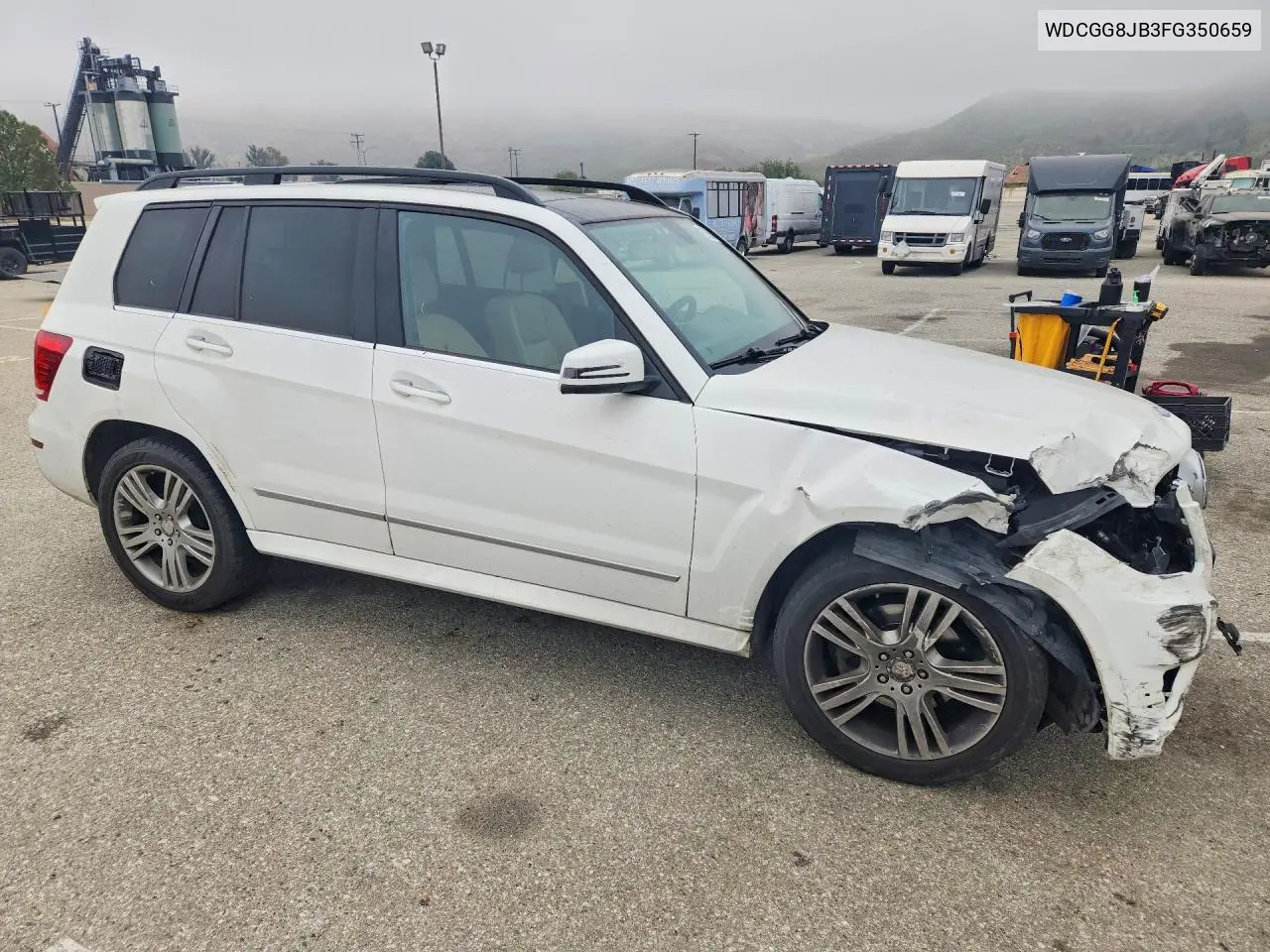 2015 Mercedes-Benz Glk 350 4Matic VIN: WDCGG8JB3FG350659 Lot: 57085646