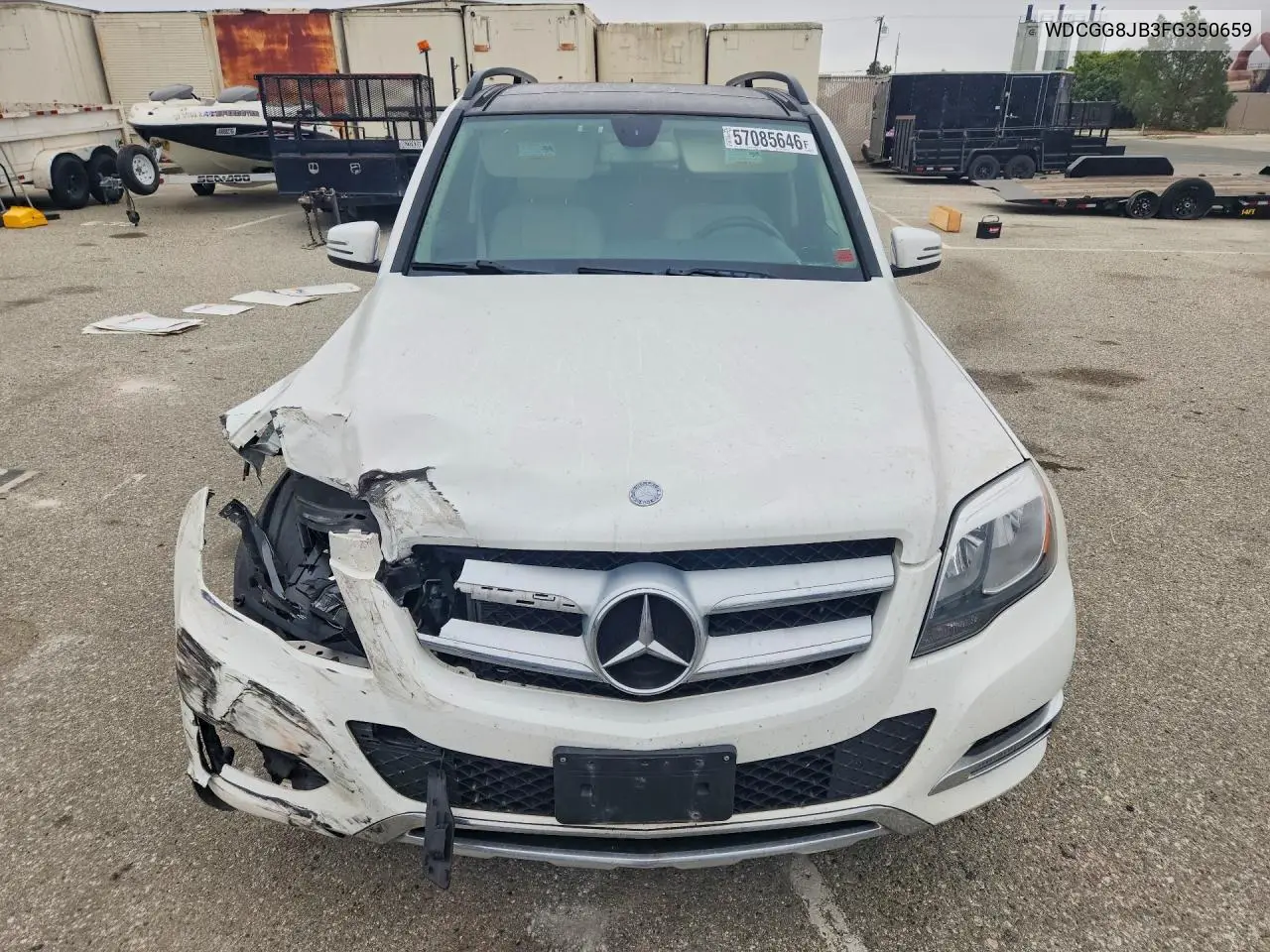 2015 Mercedes-Benz Glk 350 4Matic VIN: WDCGG8JB3FG350659 Lot: 57085646