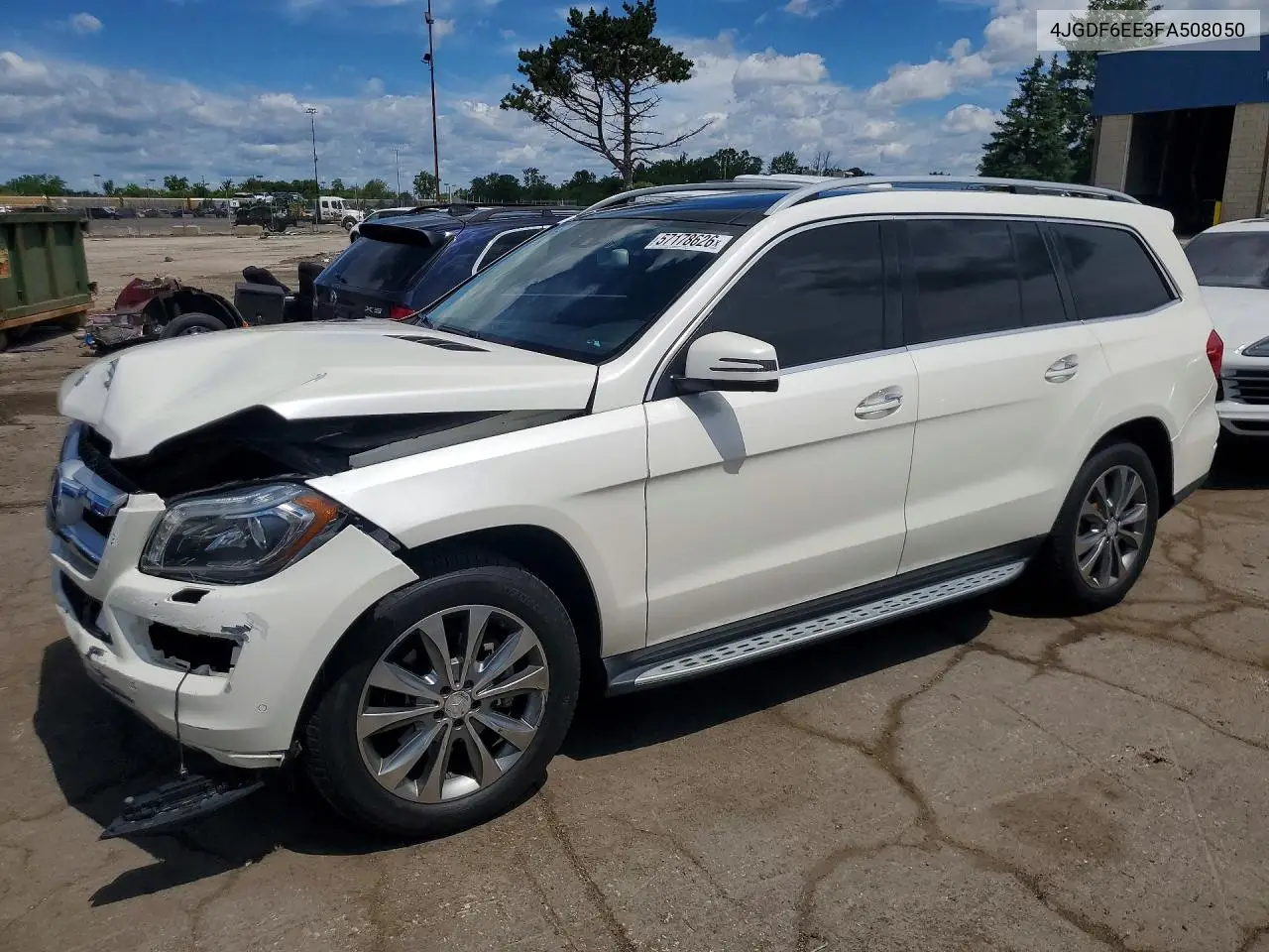 2015 Mercedes-Benz Gl 450 4Matic VIN: 4JGDF6EE3FA508050 Lot: 57178626