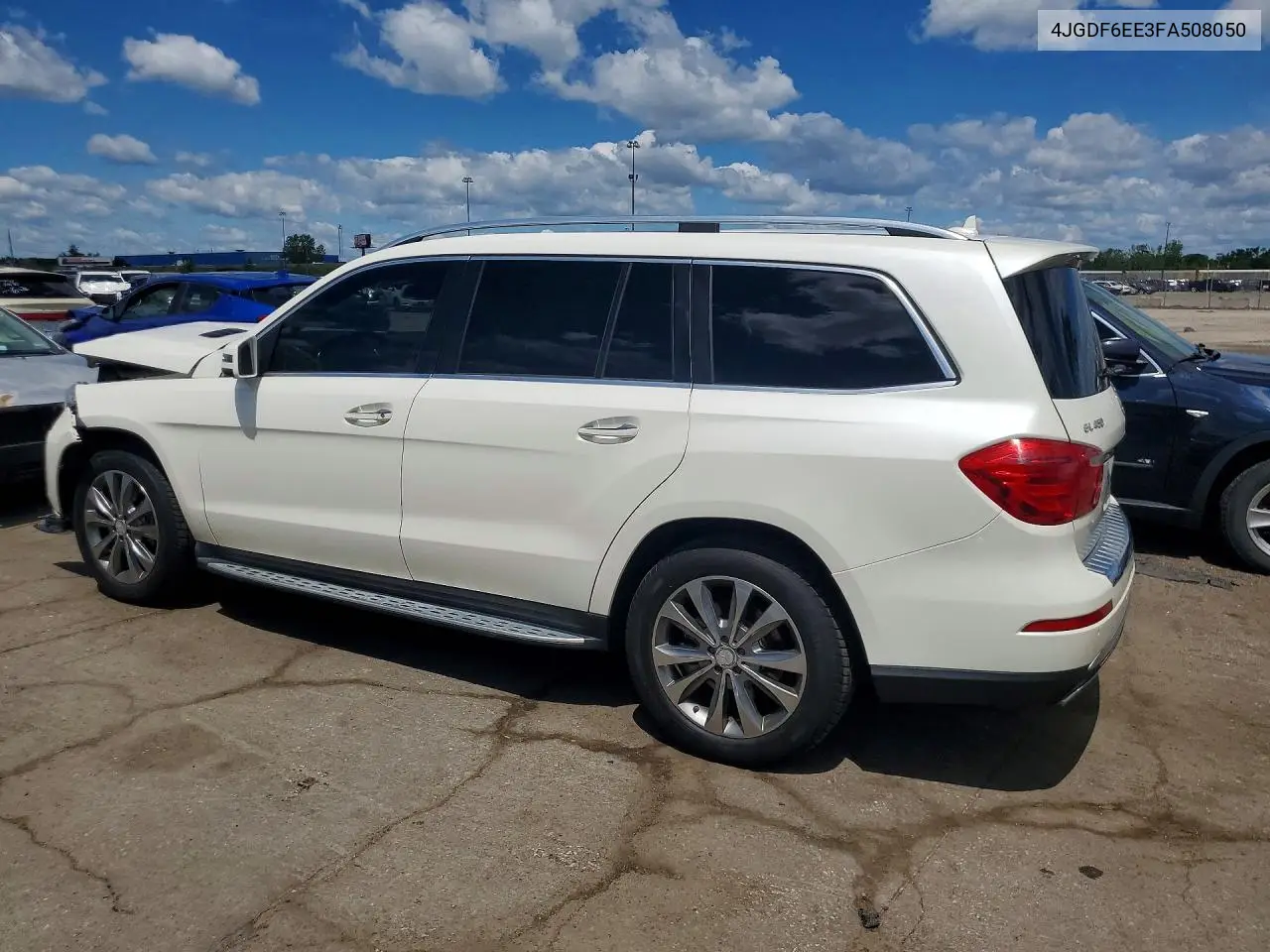 2015 Mercedes-Benz Gl 450 4Matic VIN: 4JGDF6EE3FA508050 Lot: 57178626