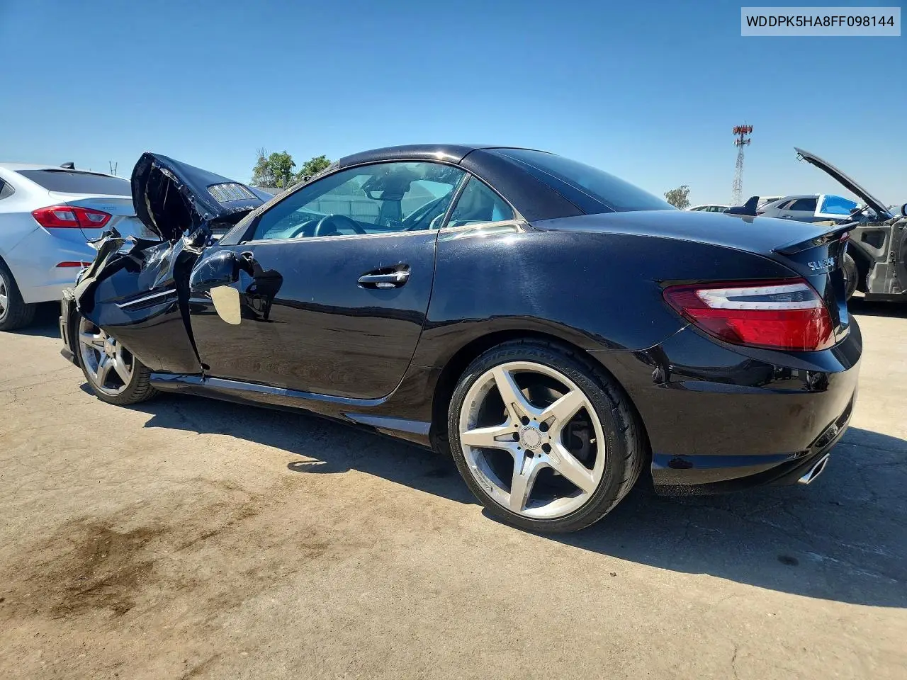 2015 Mercedes-Benz Slk 350 VIN: WDDPK5HA8FF098144 Lot: 57444586