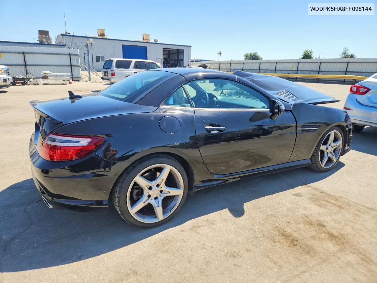 2015 Mercedes-Benz Slk 350 VIN: WDDPK5HA8FF098144 Lot: 57444586