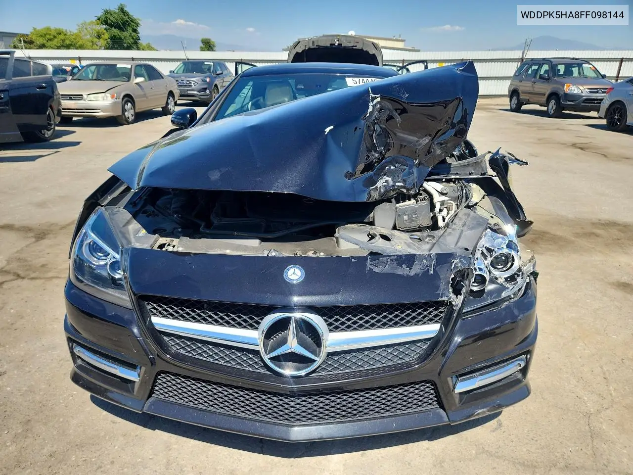 2015 Mercedes-Benz Slk 350 VIN: WDDPK5HA8FF098144 Lot: 57444586
