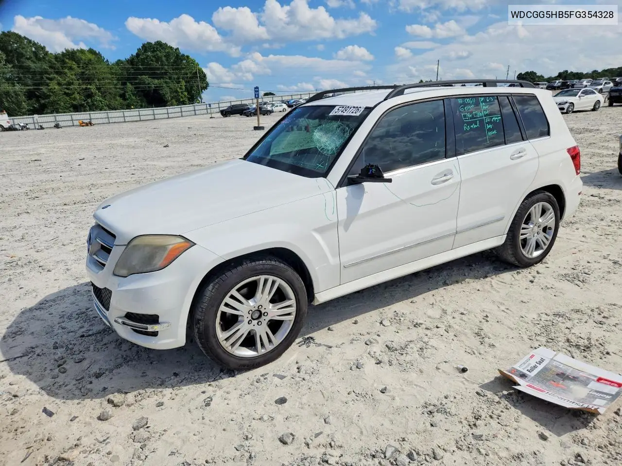 2015 Mercedes-Benz Glk 350 VIN: WDCGG5HB5FG354328 Lot: 57491726