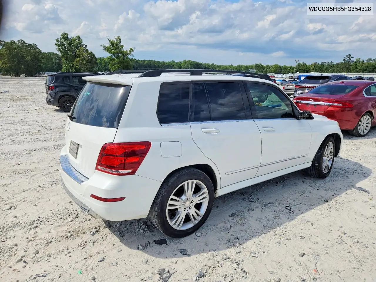2015 Mercedes-Benz Glk 350 VIN: WDCGG5HB5FG354328 Lot: 57491726