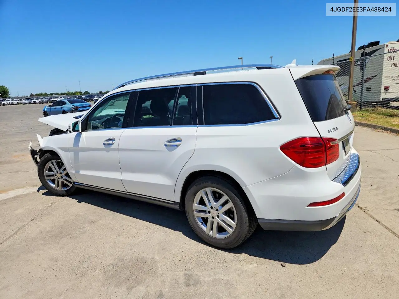 2015 Mercedes-Benz Gl 350 Bluetec VIN: 4JGDF2EE3FA488424 Lot: 57515026