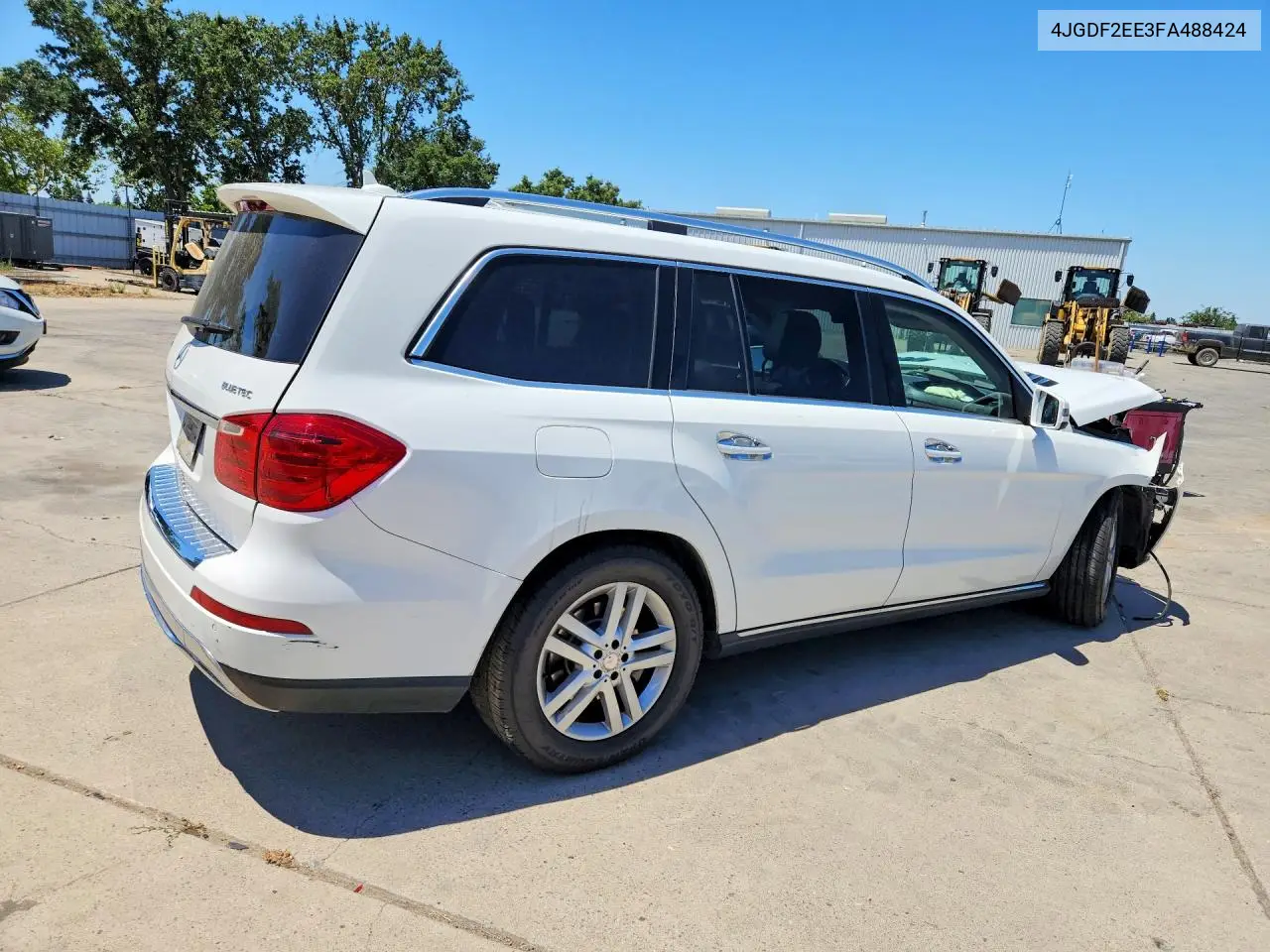 2015 Mercedes-Benz Gl 350 Bluetec VIN: 4JGDF2EE3FA488424 Lot: 57515026
