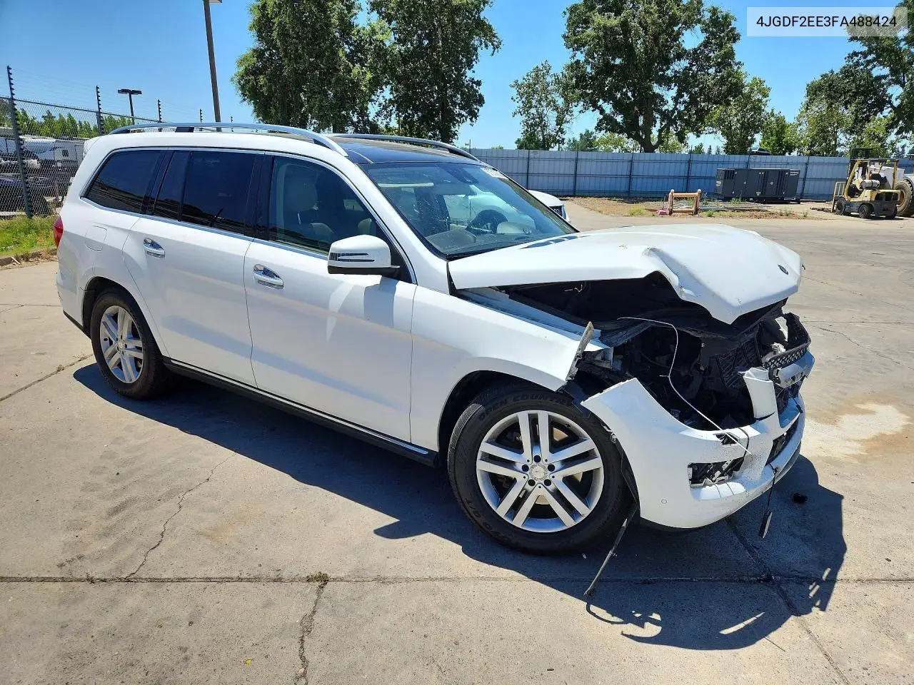 2015 Mercedes-Benz Gl 350 Bluetec VIN: 4JGDF2EE3FA488424 Lot: 57515026