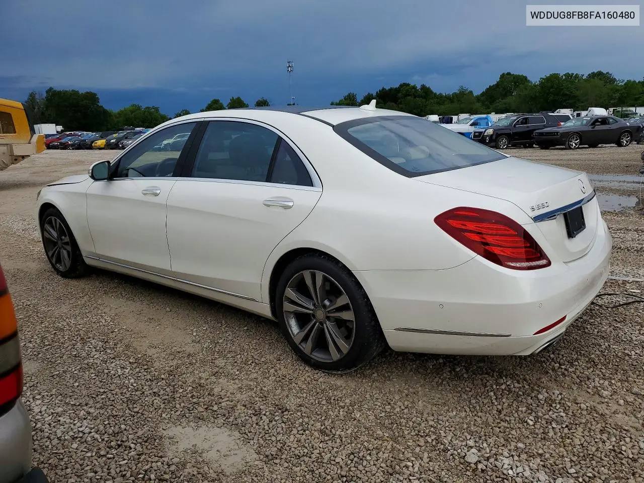 2015 Mercedes-Benz S 550 4Matic VIN: WDDUG8FB8FA160480 Lot: 57641776