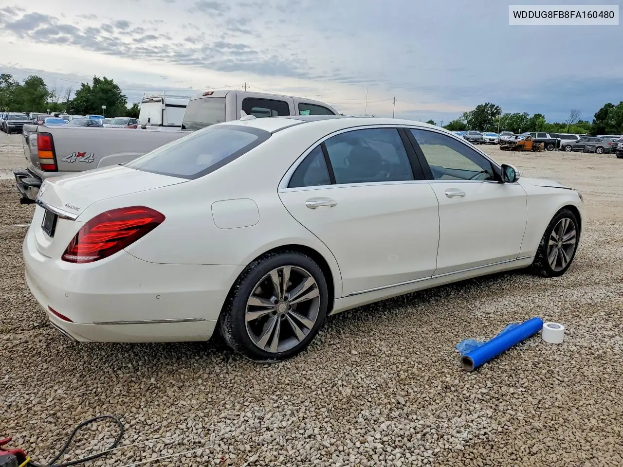 2015 Mercedes-Benz S 550 4Matic VIN: WDDUG8FB8FA160480 Lot: 57641776