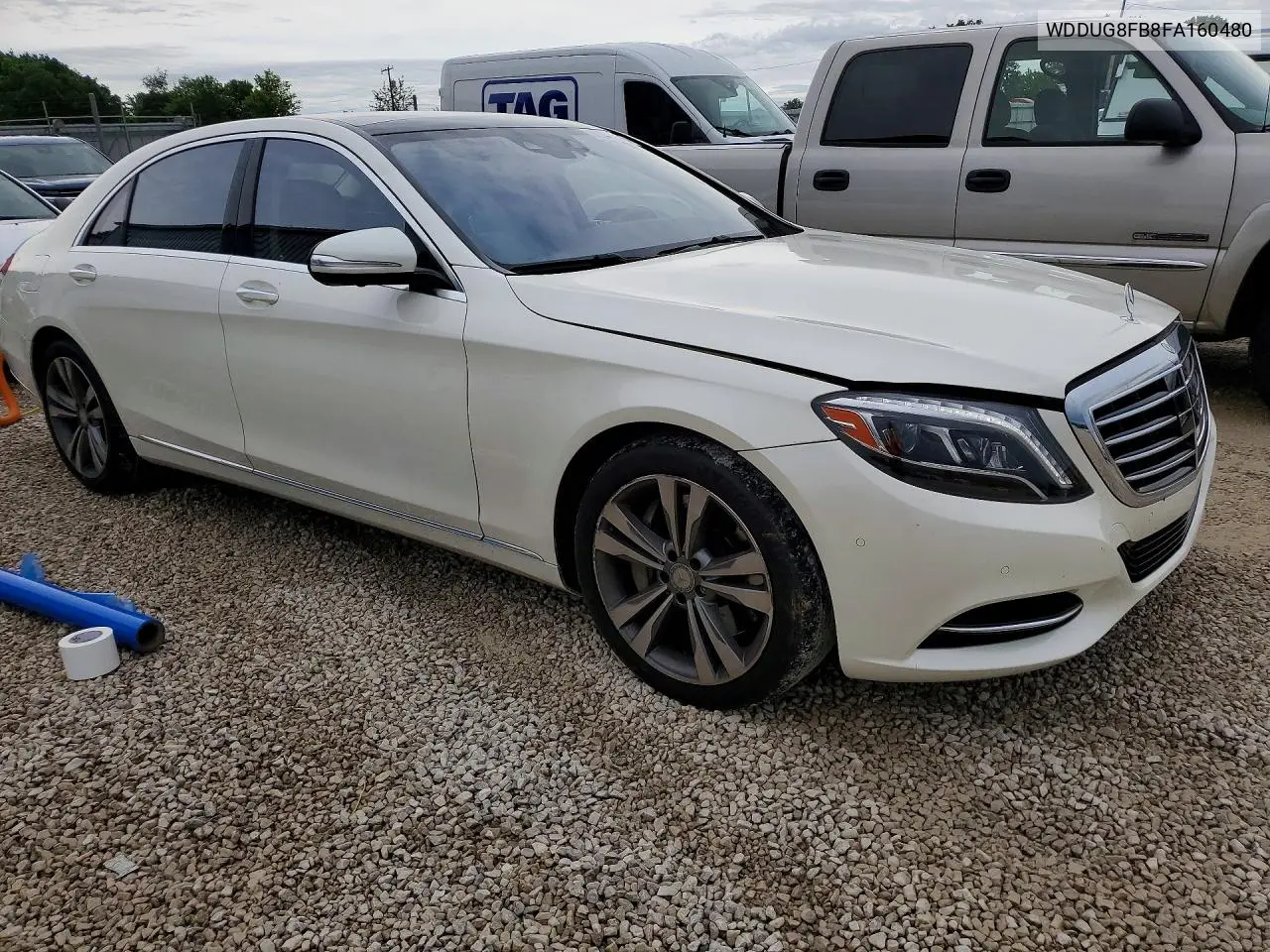 2015 Mercedes-Benz S 550 4Matic VIN: WDDUG8FB8FA160480 Lot: 57641776