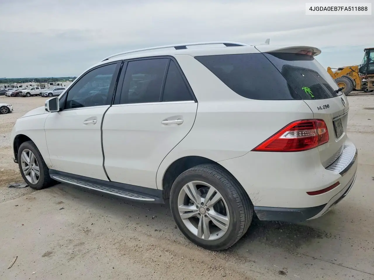 2015 Mercedes-Benz Ml 250 Bluetec VIN: 4JGDA0EB7FA511888 Lot: 57748546
