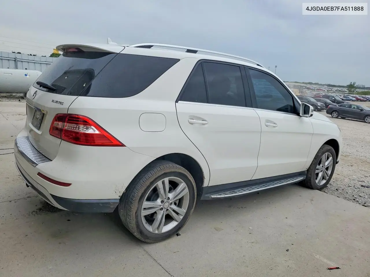 2015 Mercedes-Benz Ml 250 Bluetec VIN: 4JGDA0EB7FA511888 Lot: 57748546