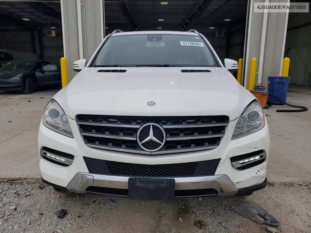 2015 Mercedes-Benz Ml 250 Bluetec VIN: 4JGDA0EB7FA511888 Lot: 57748546