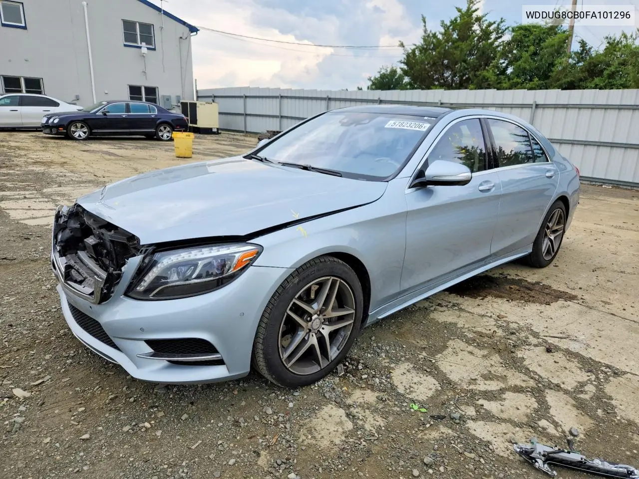 2015 Mercedes-Benz S 550 VIN: WDDUG8CB0FA101296 Lot: 57823206