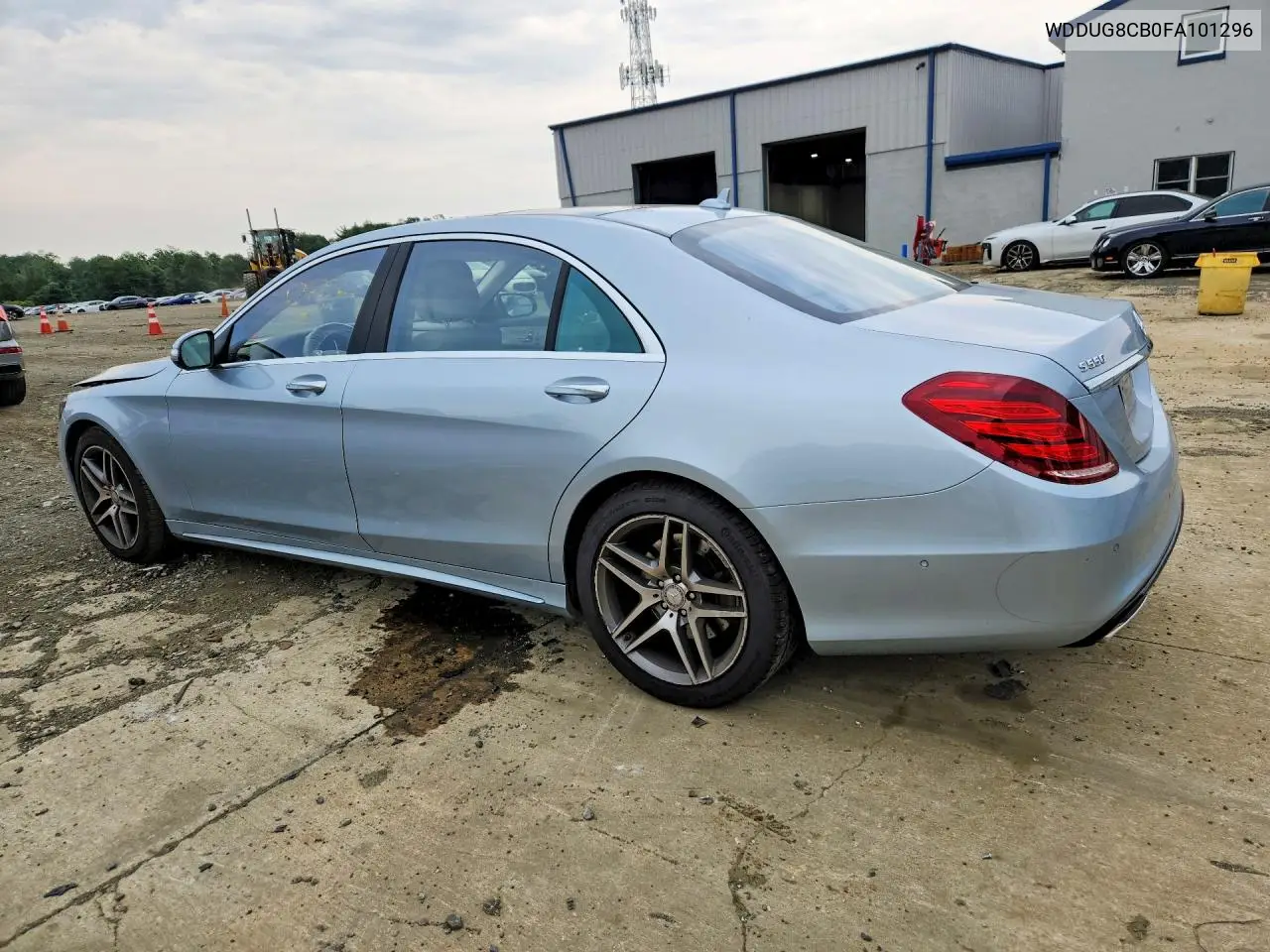 2015 Mercedes-Benz S 550 VIN: WDDUG8CB0FA101296 Lot: 57823206