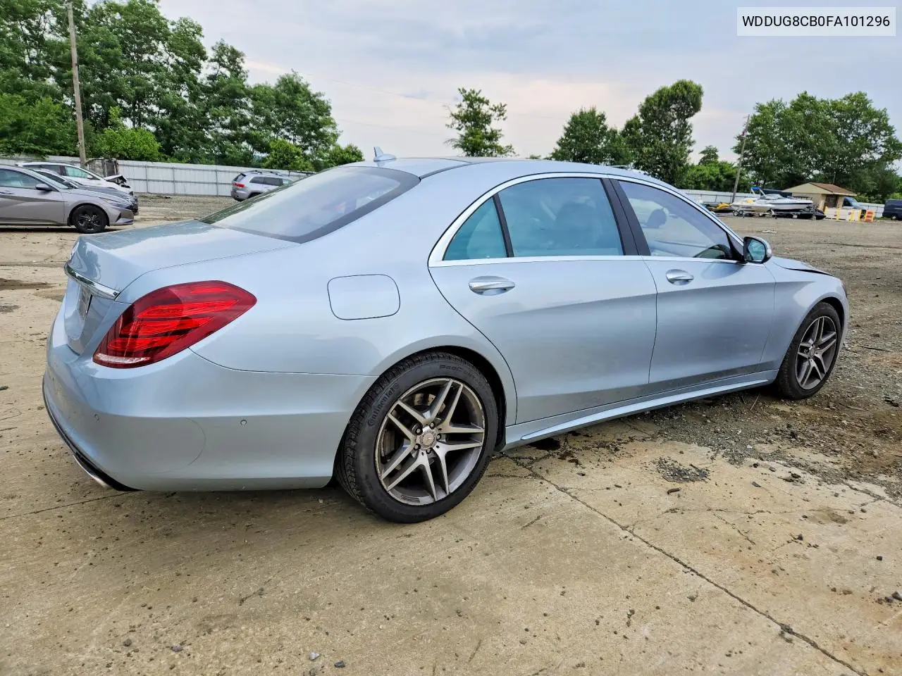 2015 Mercedes-Benz S 550 VIN: WDDUG8CB0FA101296 Lot: 57823206