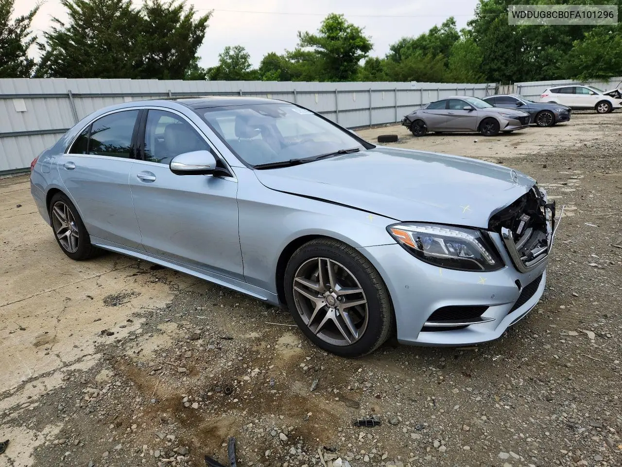 2015 Mercedes-Benz S 550 VIN: WDDUG8CB0FA101296 Lot: 57823206