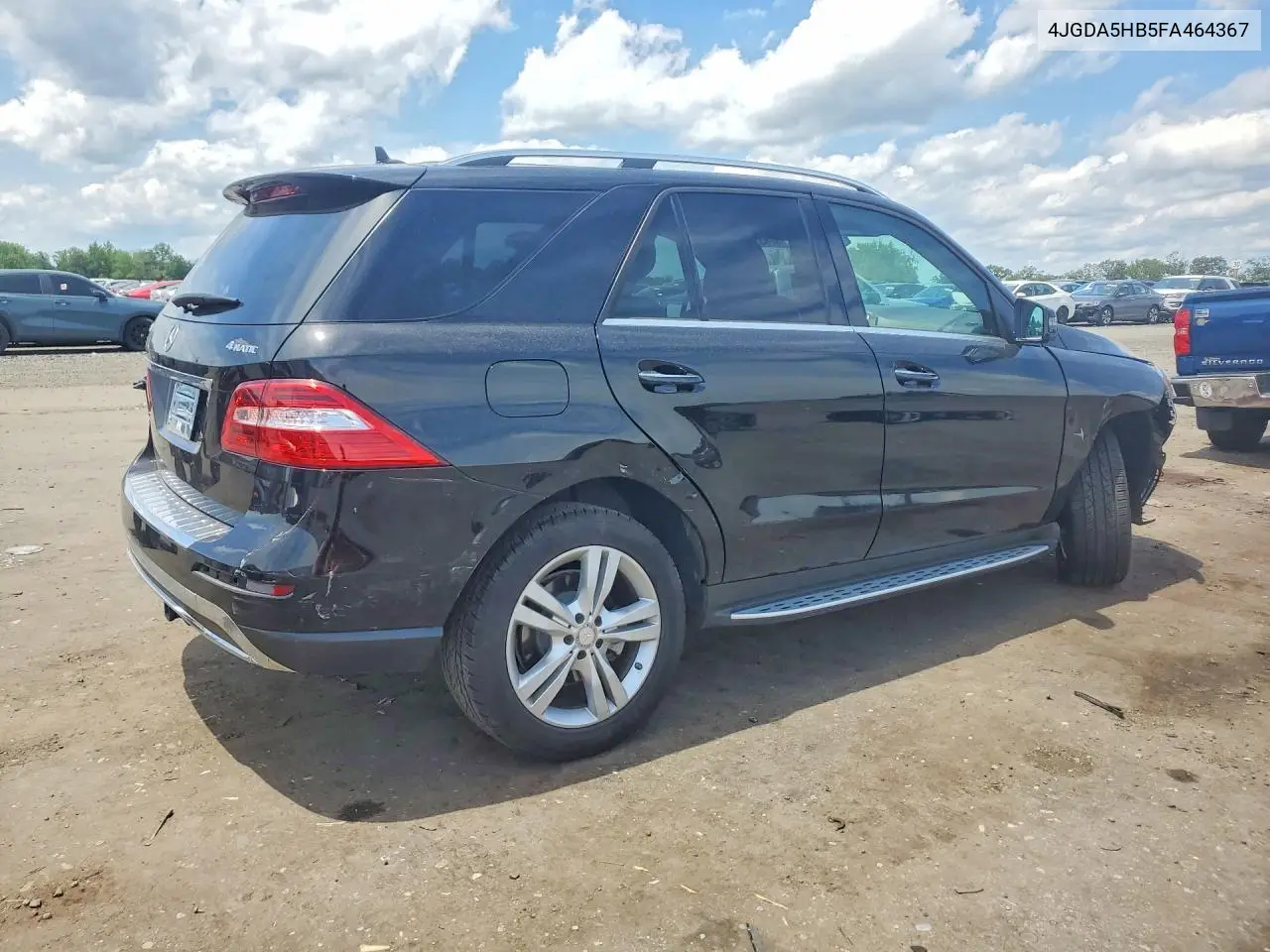2015 Mercedes-Benz Ml 350 4Matic VIN: 4JGDA5HB5FA464367 Lot: 57931156