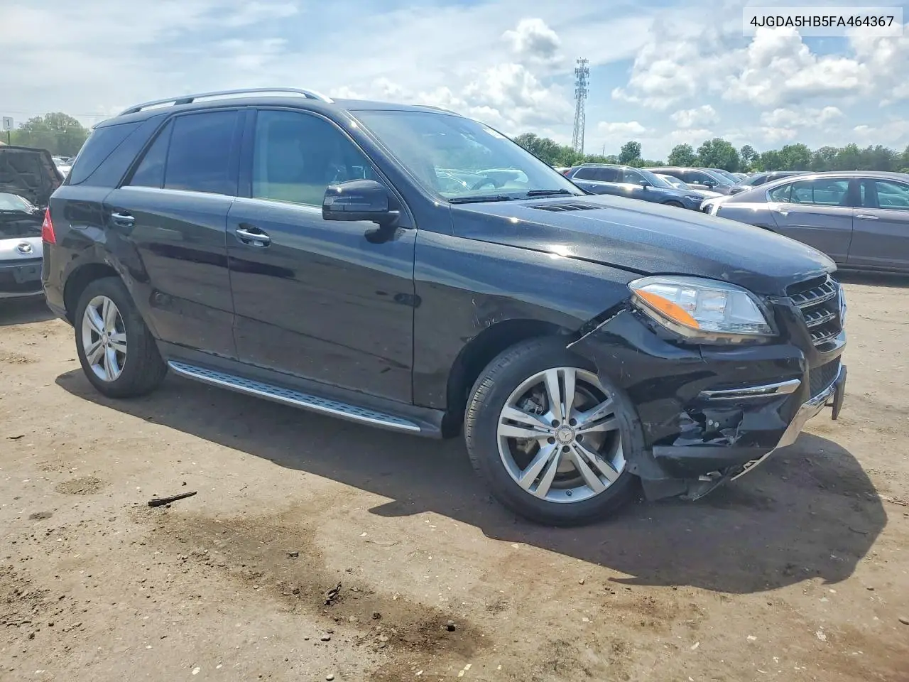 2015 Mercedes-Benz Ml 350 4Matic VIN: 4JGDA5HB5FA464367 Lot: 57931156