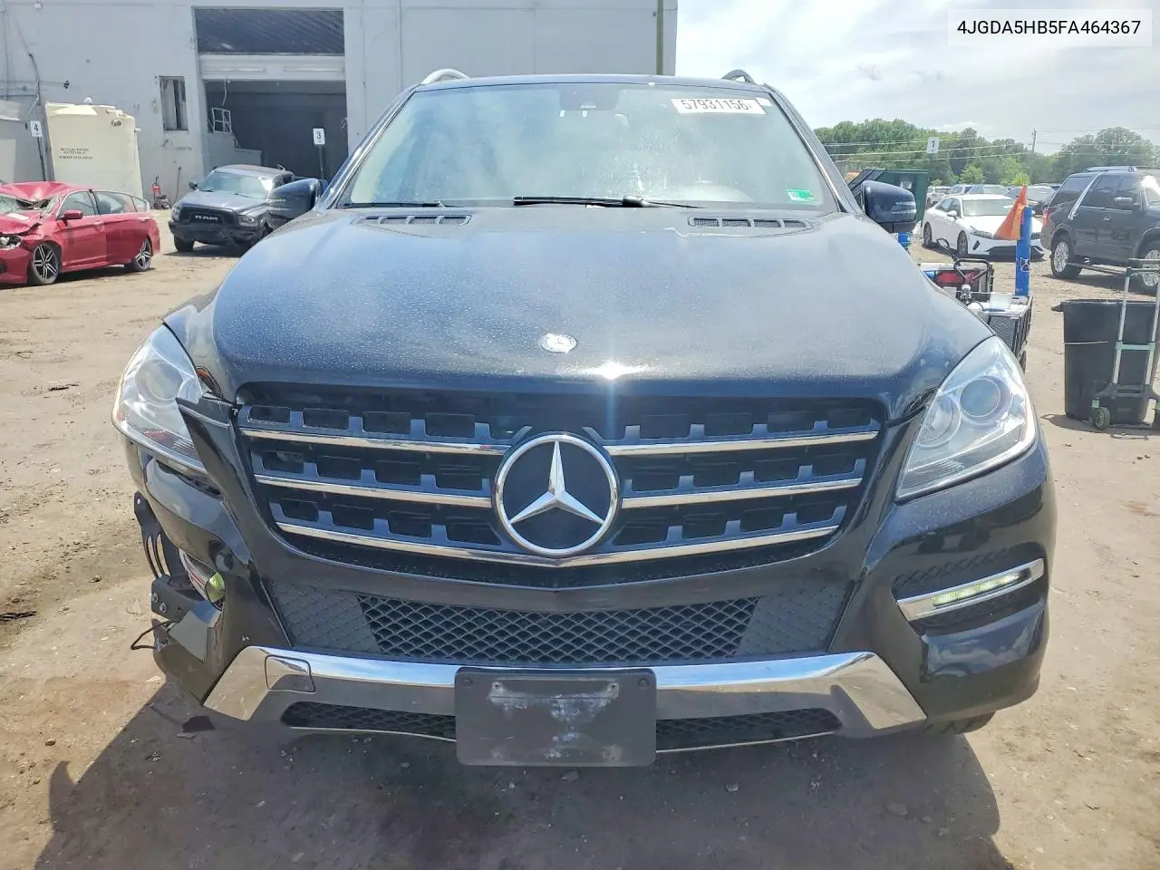2015 Mercedes-Benz Ml 350 4Matic VIN: 4JGDA5HB5FA464367 Lot: 57931156