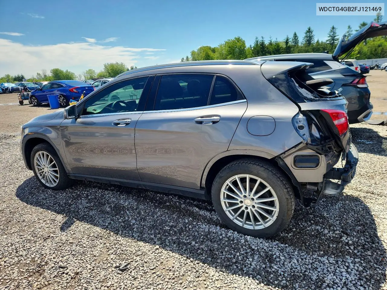 2015 Mercedes-Benz Gla250 4Ma VIN: WDCTG4GB2FJ121469 Lot: 58184956