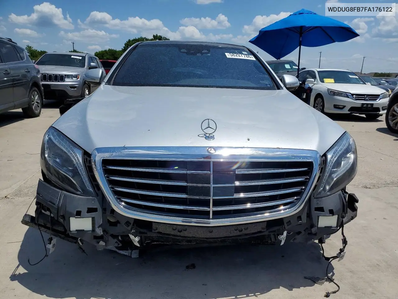 2015 Mercedes-Benz S 550 4Matic VIN: WDDUG8FB7FA176122 Lot: 58207786
