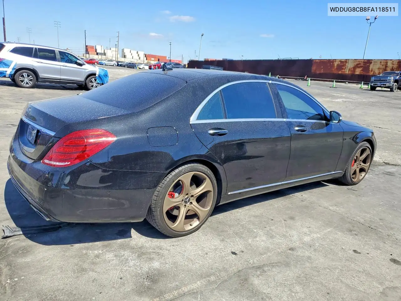2015 Mercedes-Benz S 550 VIN: WDDUG8CB8FA118511 Lot: 58398286