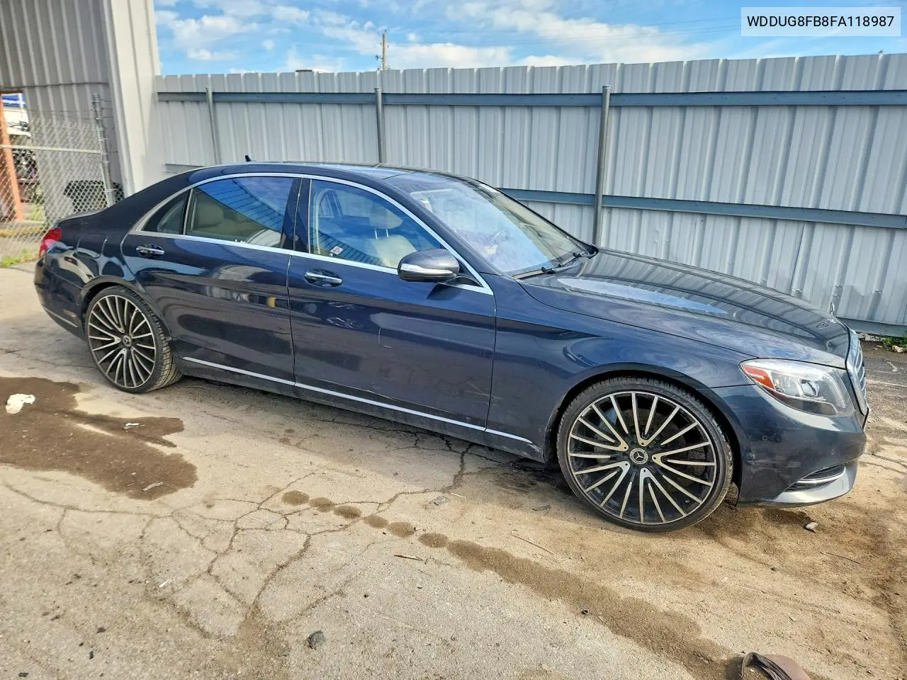2015 Mercedes-Benz S 550 4Matic VIN: WDDUG8FB8FA118987 Lot: 58399126